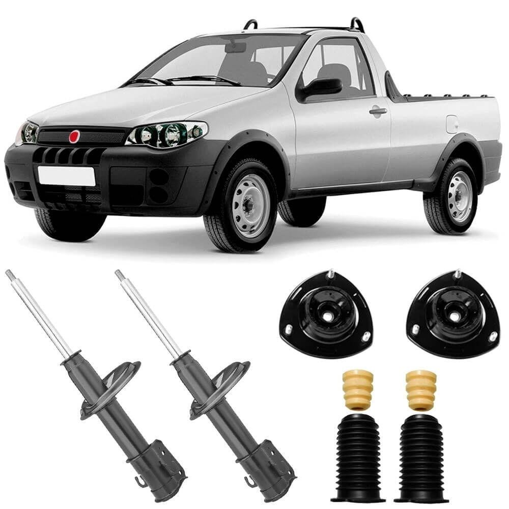 2 Amortecedor Fiat Strada 2001 A 2020 Dianteiro Nakata E Kit em Oferta na Shopee