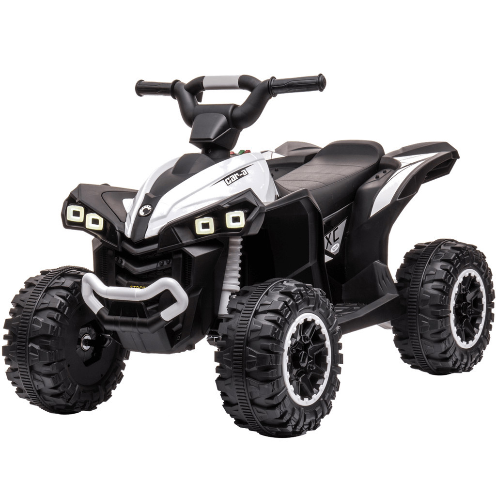 Quadriciclo Eletrico Zippy Toys ATV Car-A XC Sport 6V Branco em Oferta na Shopee