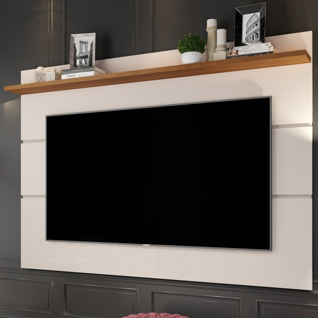 Painel para TV até 70 Polegadas Vivare New 1 Prateleira em Oferta na Shopee