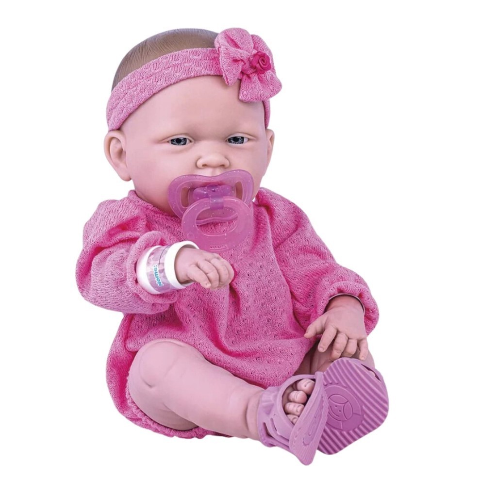 Boneca Infantil Macia Love Bebê Acessórios Maternidade Cotiplás 2733 Brinquedo Infantil Criança