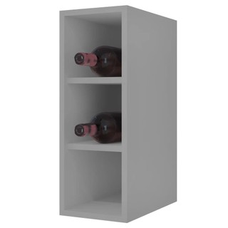 Nicho Aéreo Adega Vertical 20cm Riad Cinza Claro - Lumil em Oferta na Shopee