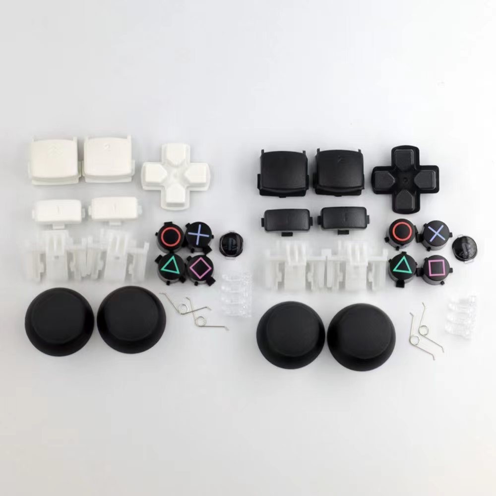 1conjunto Completo De Botões De Cogumelo Cabeça ABXY Chave Joystick Conjunto Jogo Peça De Reparo Substituição Para O Contoller Sony PS3