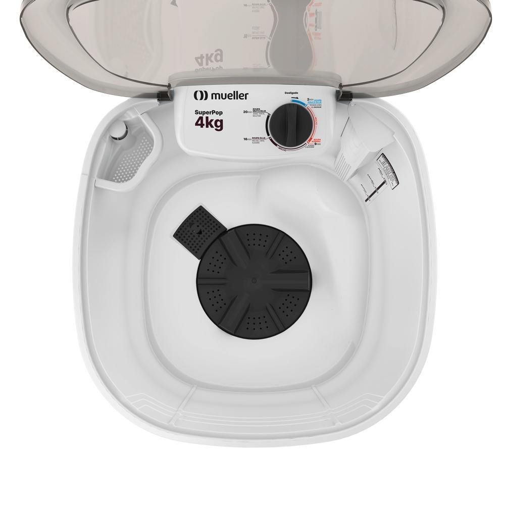 Detalhes do Tanquinho de Lavar Roupa Mueller Superpop 4kg