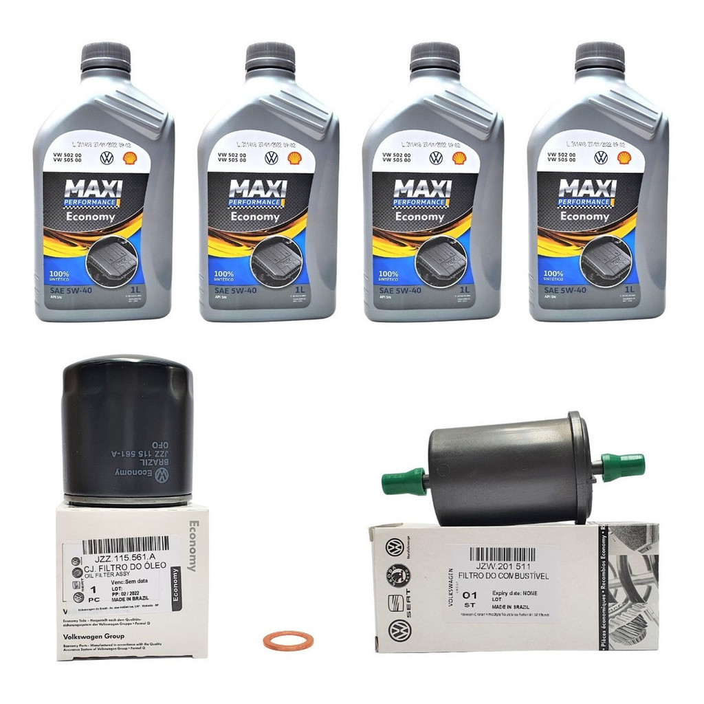 Kit Troca De Óleo + Filtro Comb Gol G3 G4 G5 1.0/1.6  8v/16v em Oferta na Shopee