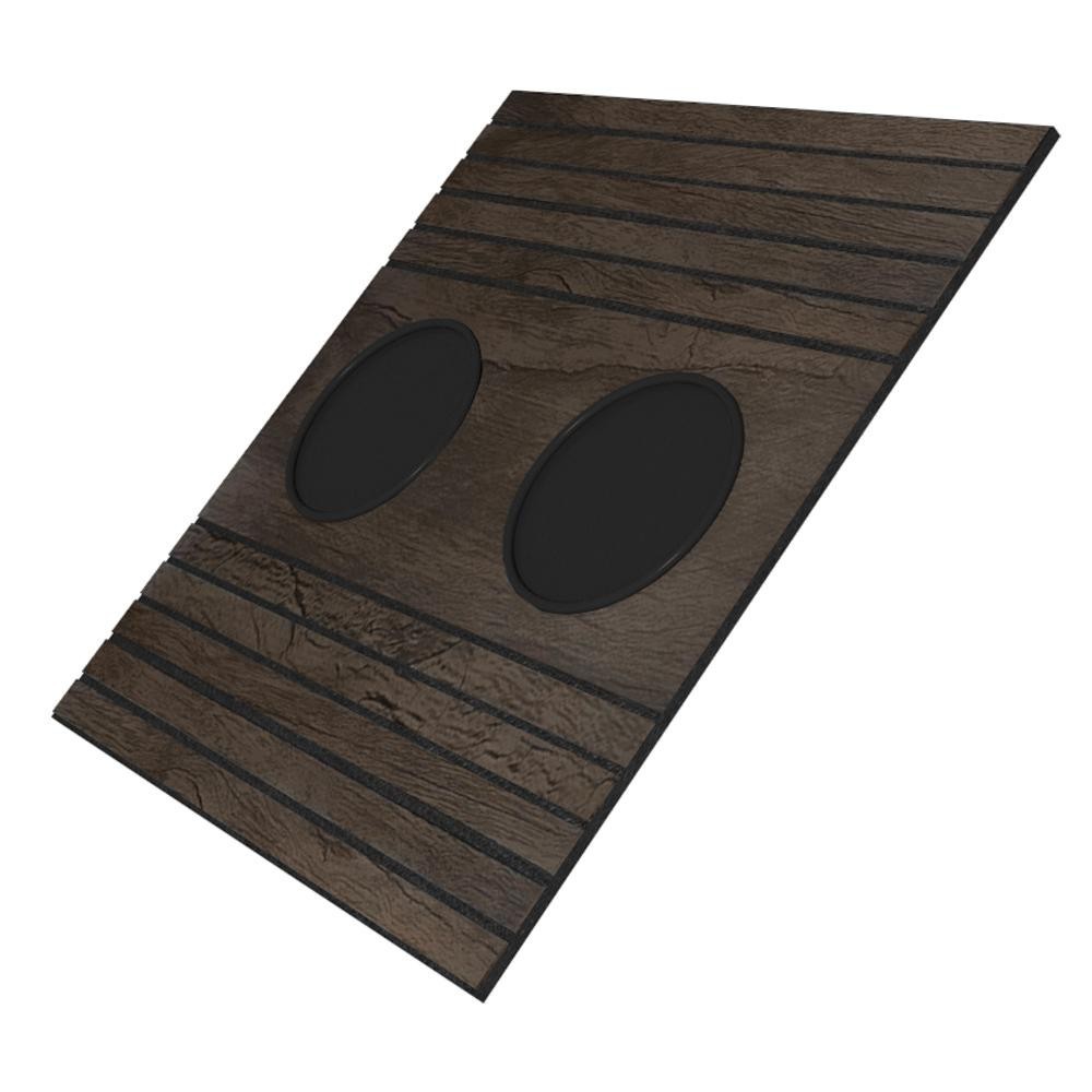 Imagem Esteira Bandeja Com Suporte Para Copos Para Sofá MDF Tabaco G20 - Gran Belo