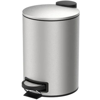 Lixeira 12 Litros Em Aço Inox Com Pedal e Balde Spin Brinox em Oferta na Shopee
