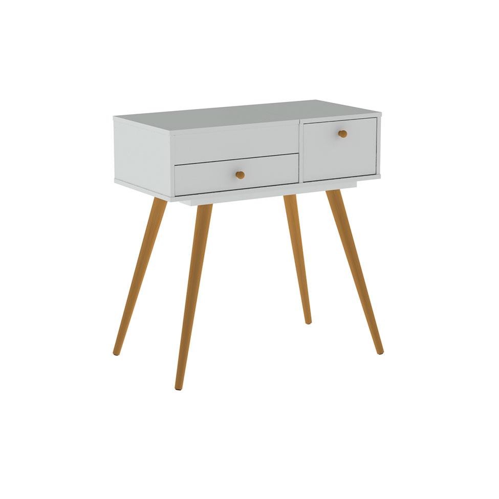 Penteadeira com Espelho Cristal Branca em Oferta na Shopee