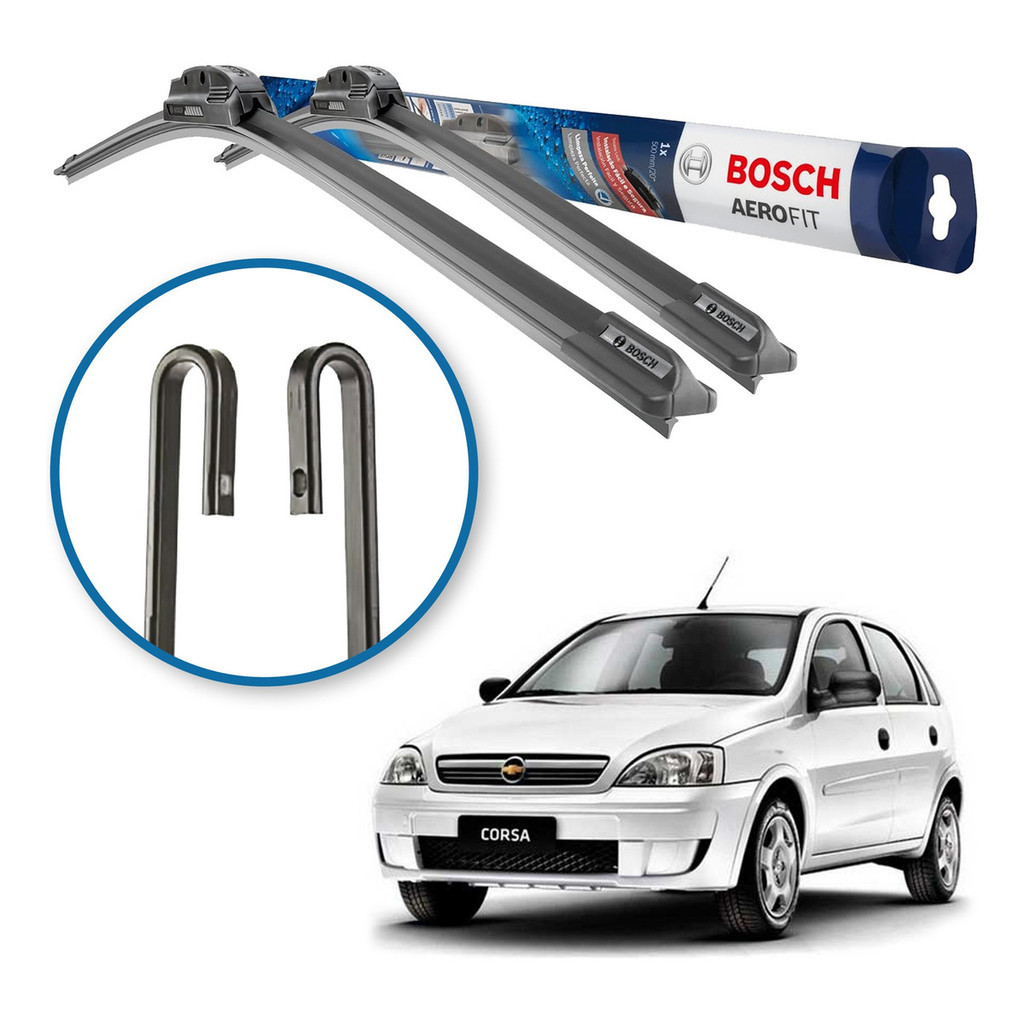 Palheta Limpador Parabrisa Original Bosch Chevrolet Corsa Hatch 2004 A 2012