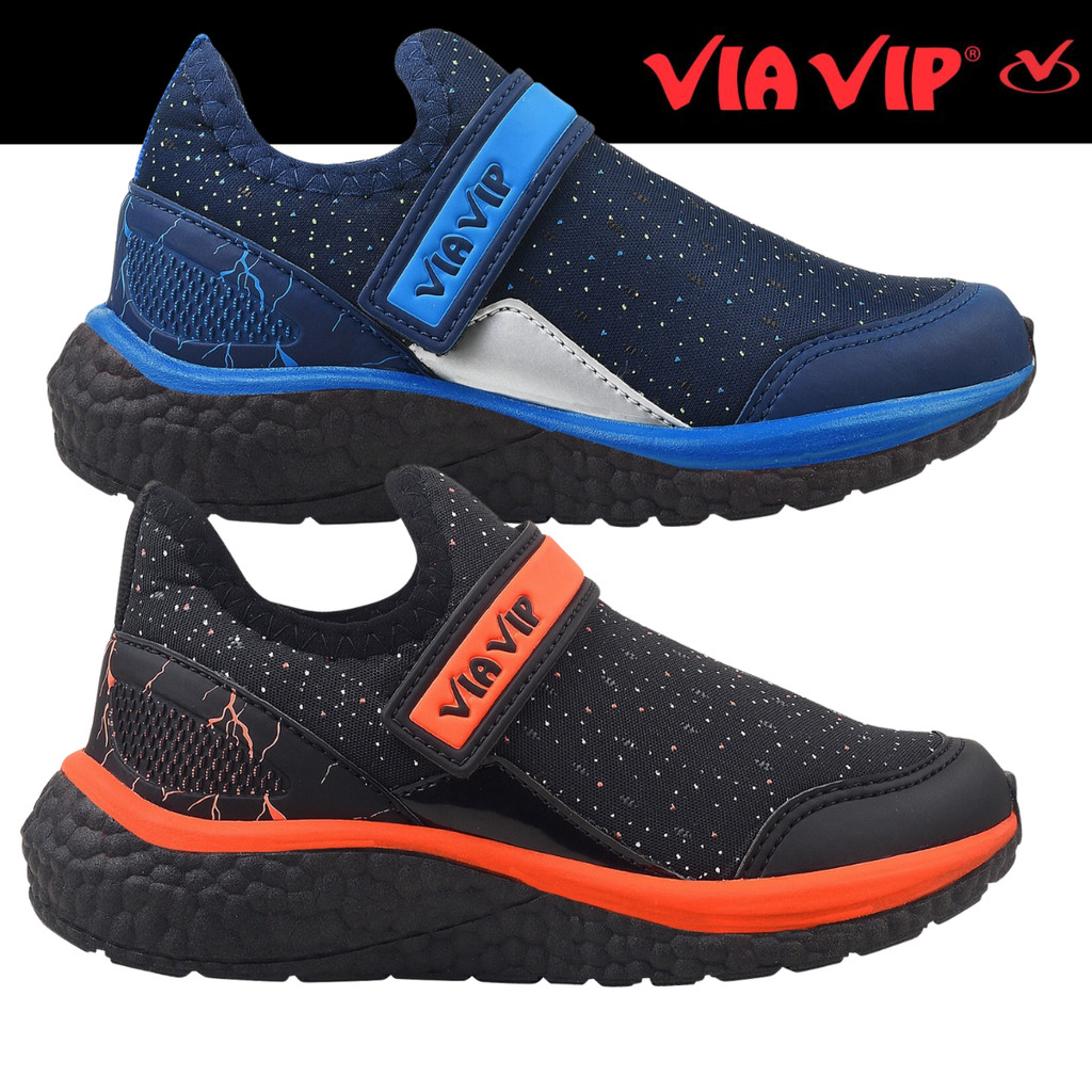Tênis Infantil Meia Escolar Via Vip Menino Casual Fácil  28 ao 36 em Oferta na Shopee