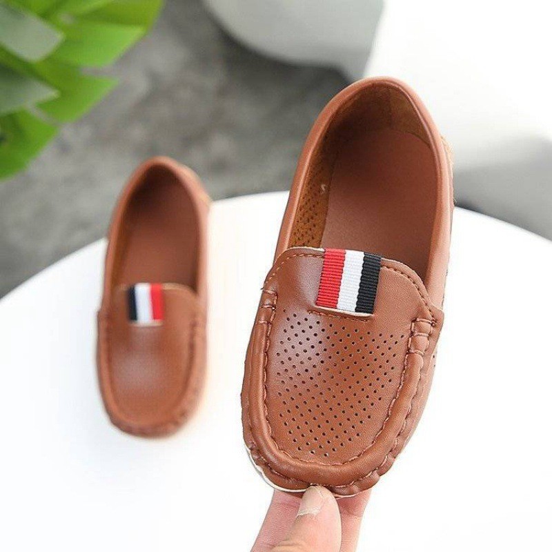 Tamanho 21-36 Crianças Meninos Sapatos Baixos Para Bebês Pontos Sapato Respirável Antiderrapante Sola Macia