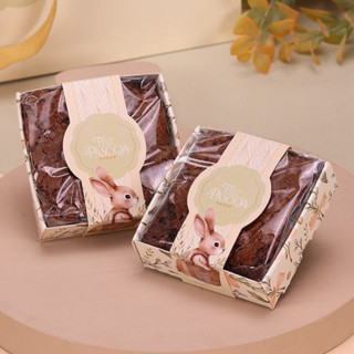 100 CAIXA EMBALAGEM PARA BROWNIE LEVEZA  4723  ( PASCOA JANGO 2025 ) em Oferta na Shopee