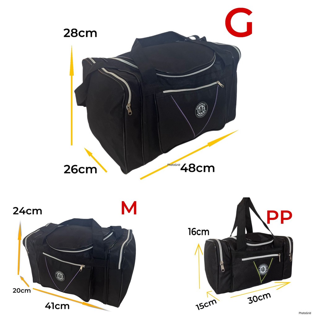 Bolsa De Viagem Mala De Viagem Kit C/ 03 - PP, M, G Premium