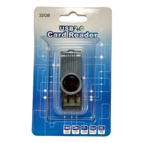 Leitor de Cartão de Memória USB 2.0 Card Reader