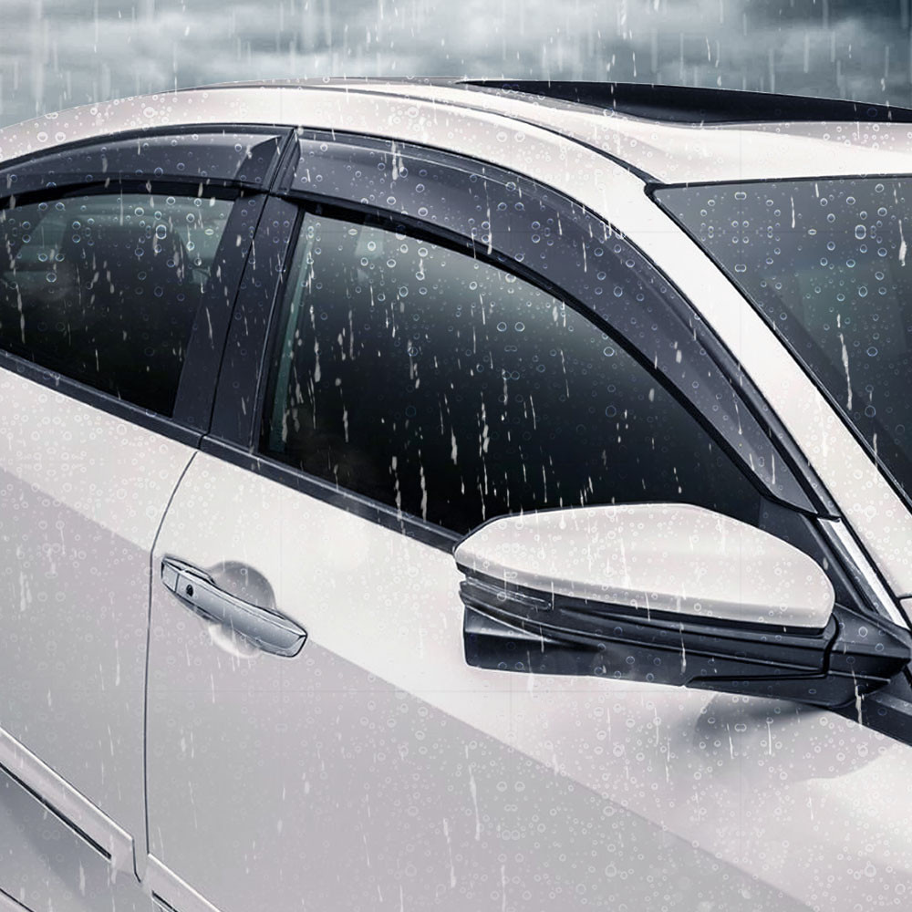 Calha de Chuva Chevrolet Vários Carros TG Poli Defletor Portas Protetor Janelas