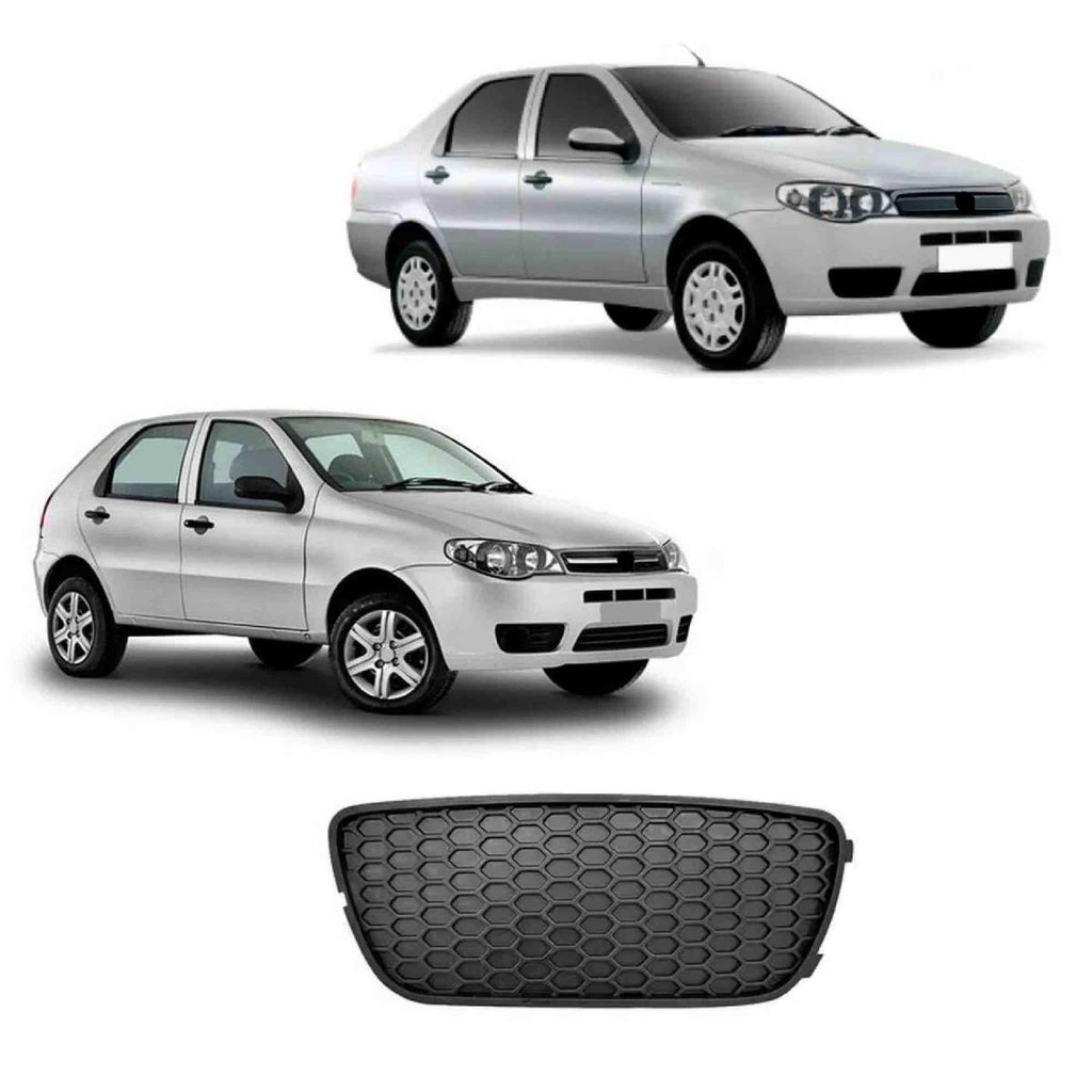 Grade Preta Auxiliar Palio 2007 2006 2005 2004 Siena 2004 2007 Sem Milha Lado Passageiro em Oferta na Shopee