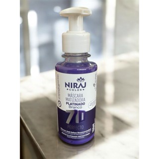 Matizador Niraj Desamarelador 7D Platinado Branco 150ml em Oferta na Shopee