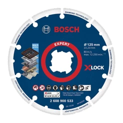 Disco de Corte Diamantado EXPERT X-Lock 125mm Bosch