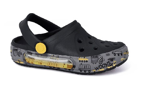 Babuche Infantil Masculino Wboys Soft Mini - Preto