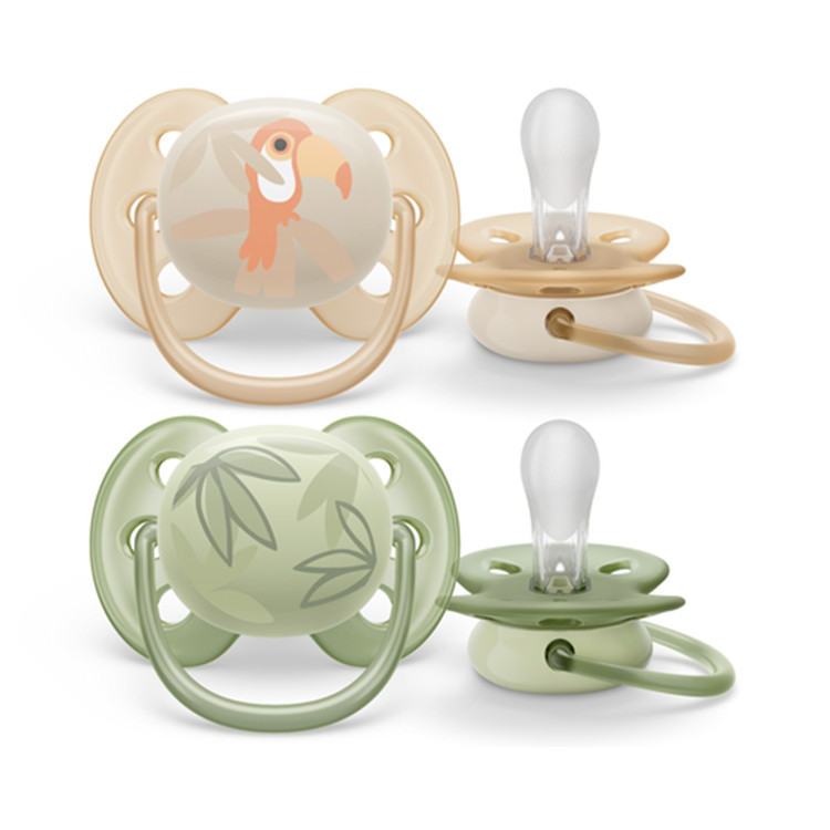 Chupeta Dupla Ultra Soft Decorada 0-6 M Philips Avent