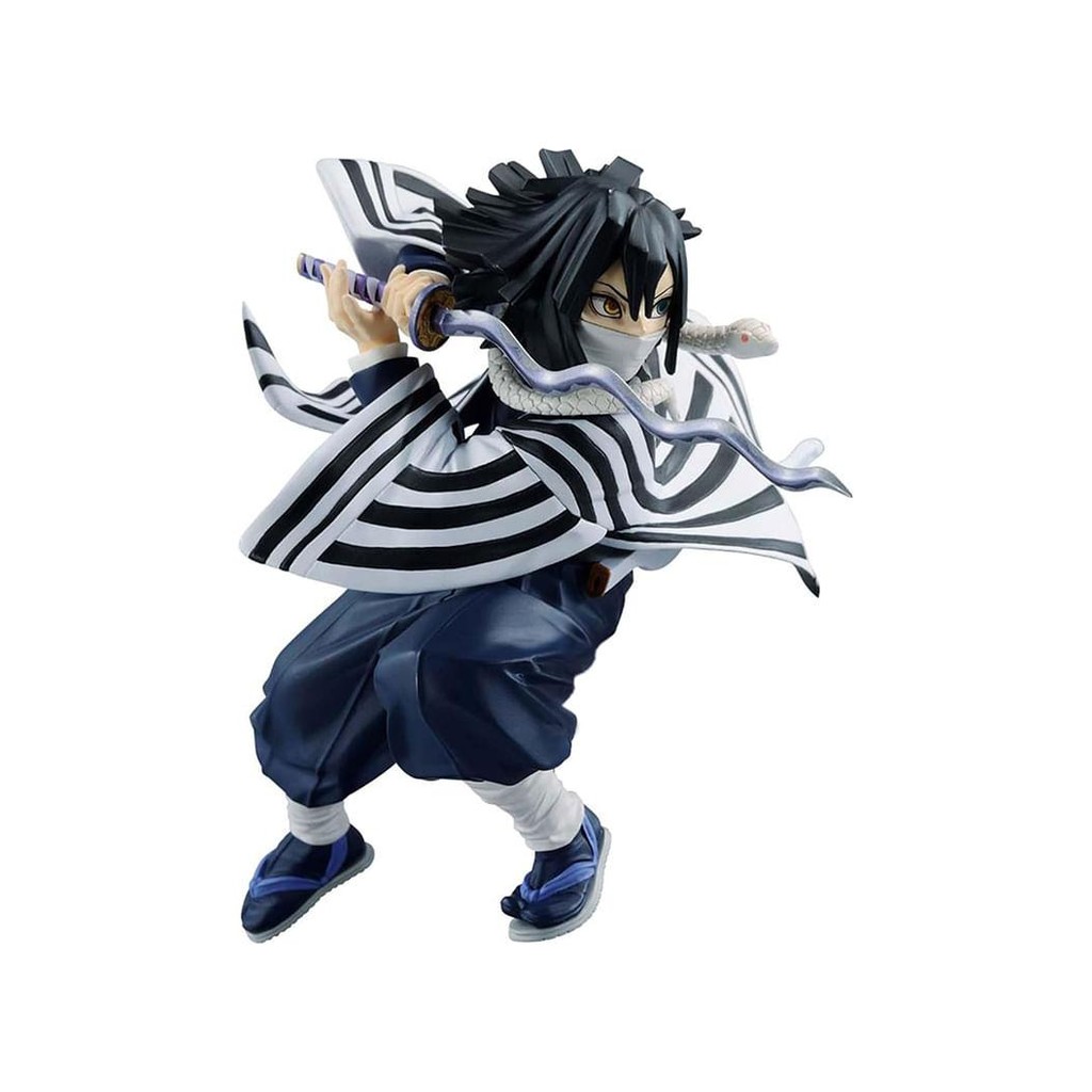 Estátua Obanai Iguro Demon Slayer Vibration Stars - Bandai - Hobbies & Collections