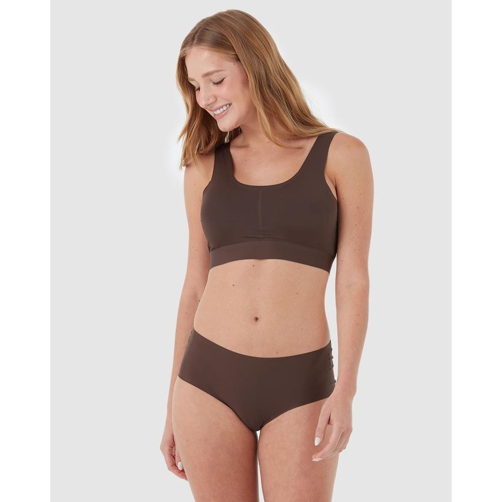 Calcinha Caleçon Em Poliamida Com Elastano em Oferta na Shopee