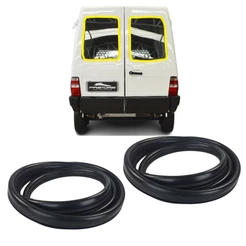 KIT 2 Borrachas Vidro Vigia Traseiro Fiorino BAU 2001 2002