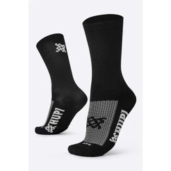 Meia HUPI Sport Preto Liso 1 Par Tamanho 36-42 Ideal para Corrida e Ciclismo