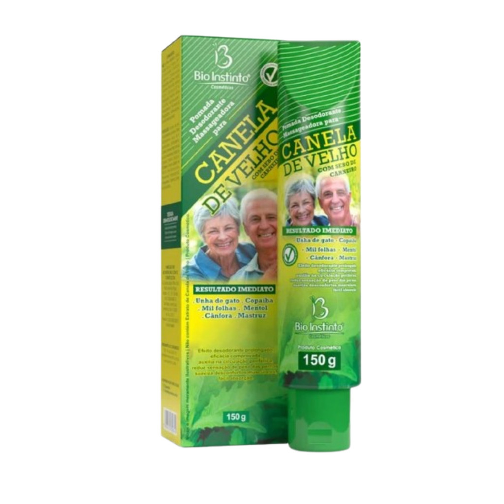 Canela de Velho Pomada Massageadora 150g com Sebo de Carneiro
