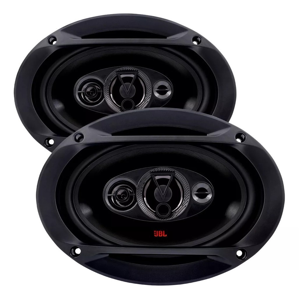 Par Alto Falantes 6x9 Jbl 220w Rms Quadriaxial Oval C/ Tela