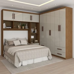 Guarda-Roupa Casal Modulado Paradise 10 Portas 6 Gavetas