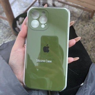 Capa De Silicone Verde Floresta Para iPhone 17 16 15 14 Pro Max 13 12 11 Promax Plus Proteção Anti-Queda em Oferta na Shopee