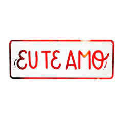 Adesivo "Eu Te Amo" - Ref.2232 - Hot Stamping - 50 unidades - Stickr - Rizzo