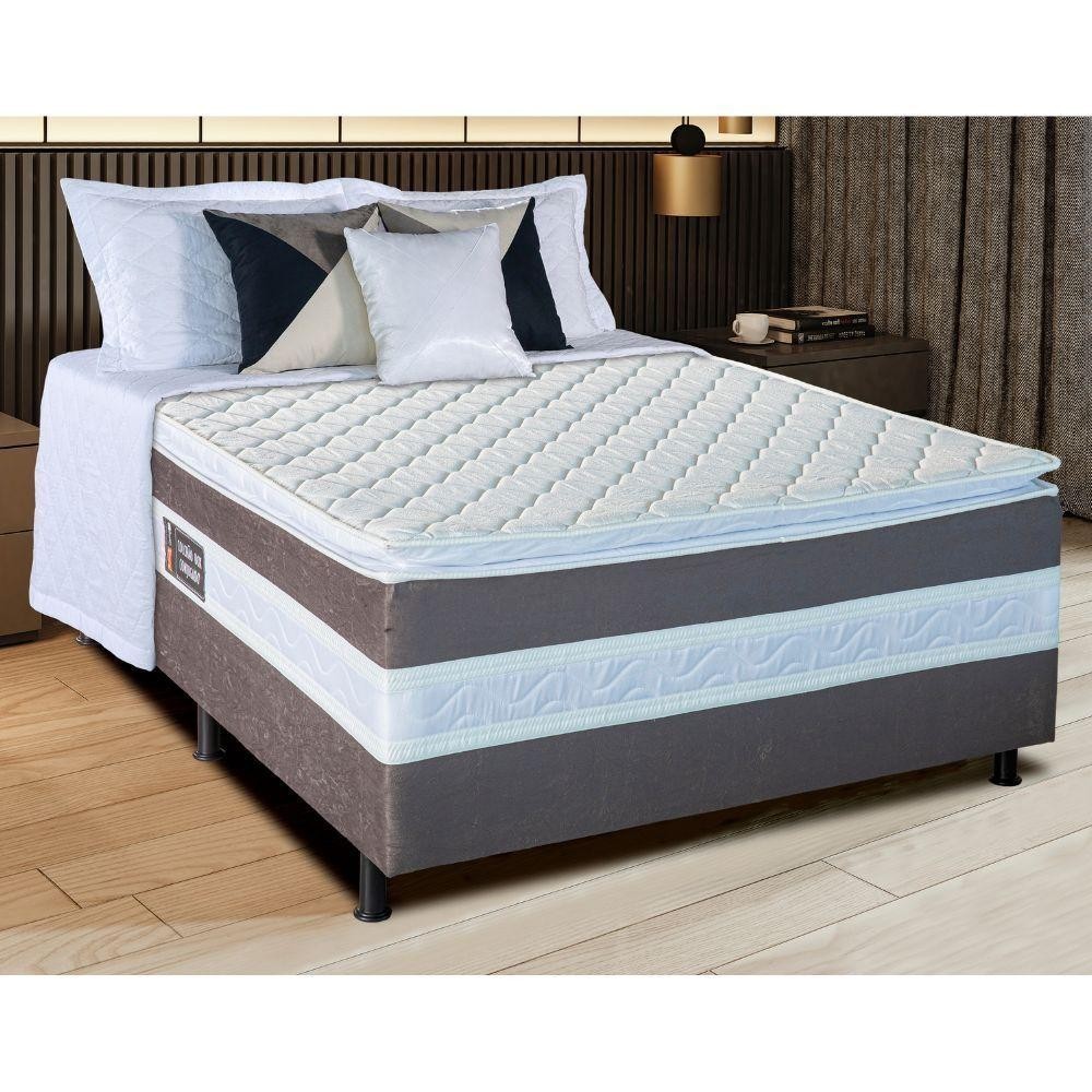 Cama Box Casal Conjugada (138X188) D28 Breare Master Design - Home & Living