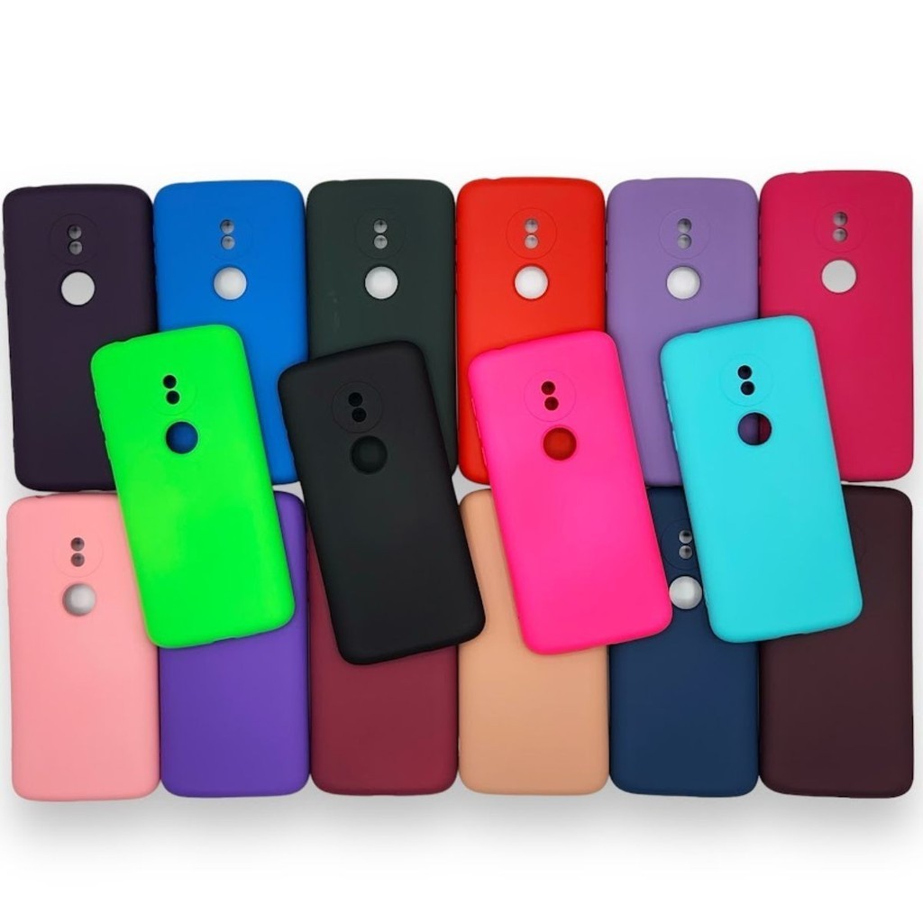 Capa Para Motorola Moto G6 Play Silicone Aveludada em Oferta na Shopee