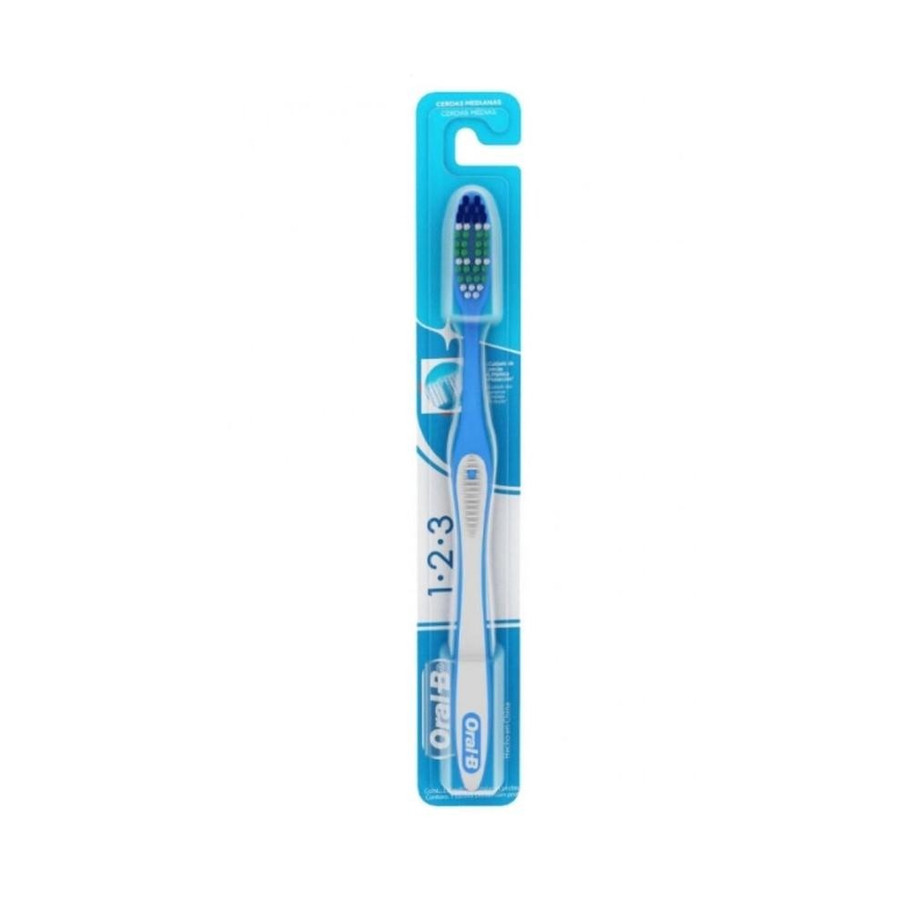Escova Dental Oral-B 123 Cores Sortidas em Oferta na Shopee