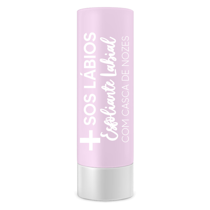 Lip Balm Esfoliante com Casca de Nozes Top Beauty