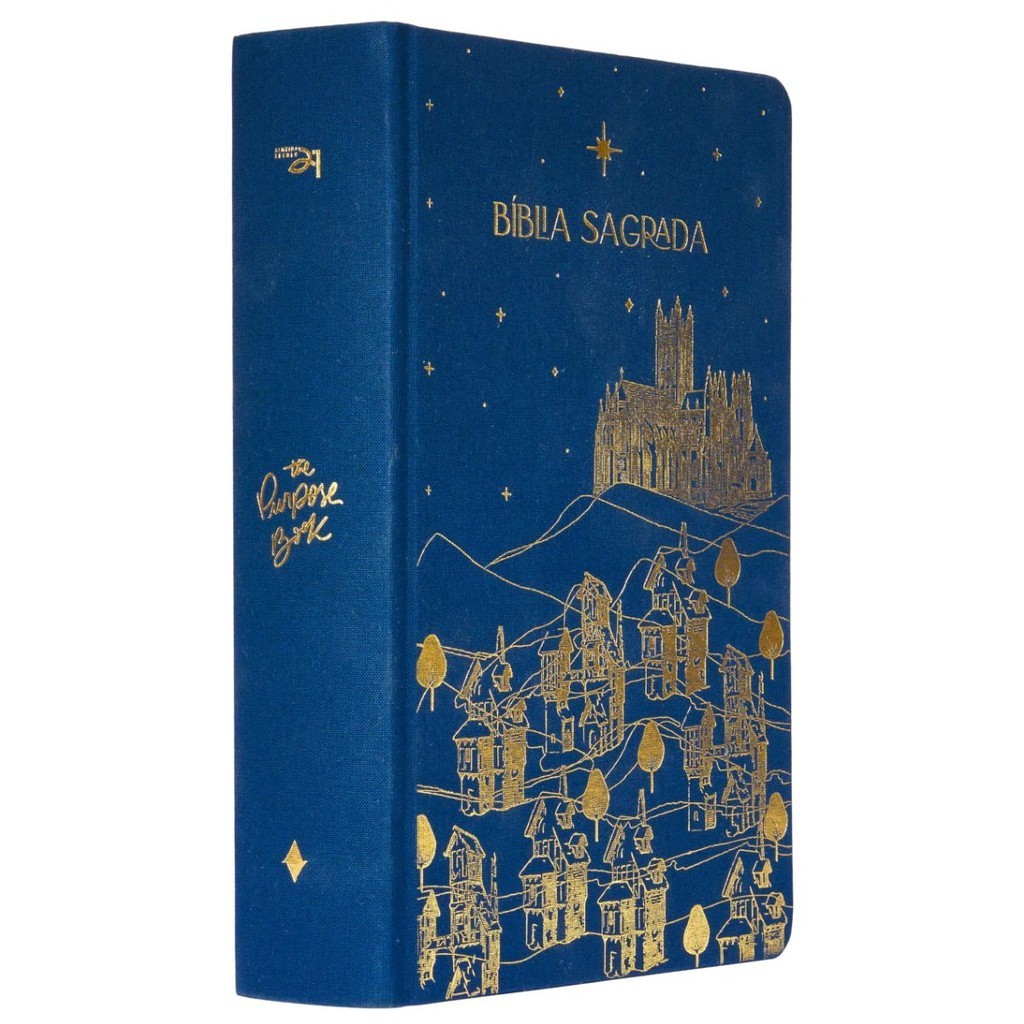 Bíblia Sagrada The Purpose Book | A21 | Espaço Para Anotações | Capa Dura Novo Reino | Thomas Nelson Brasil em Oferta na Shopee