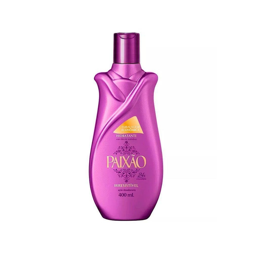 PAIXÃO HIDRATANTE CORPORAL IRRESISTÍVEL COM 400ML em Oferta na Shopee