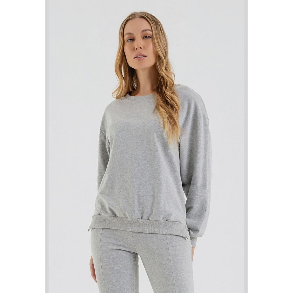 Blusão Básico Feminino em Molecotton Just Basic em Oferta na Shopee