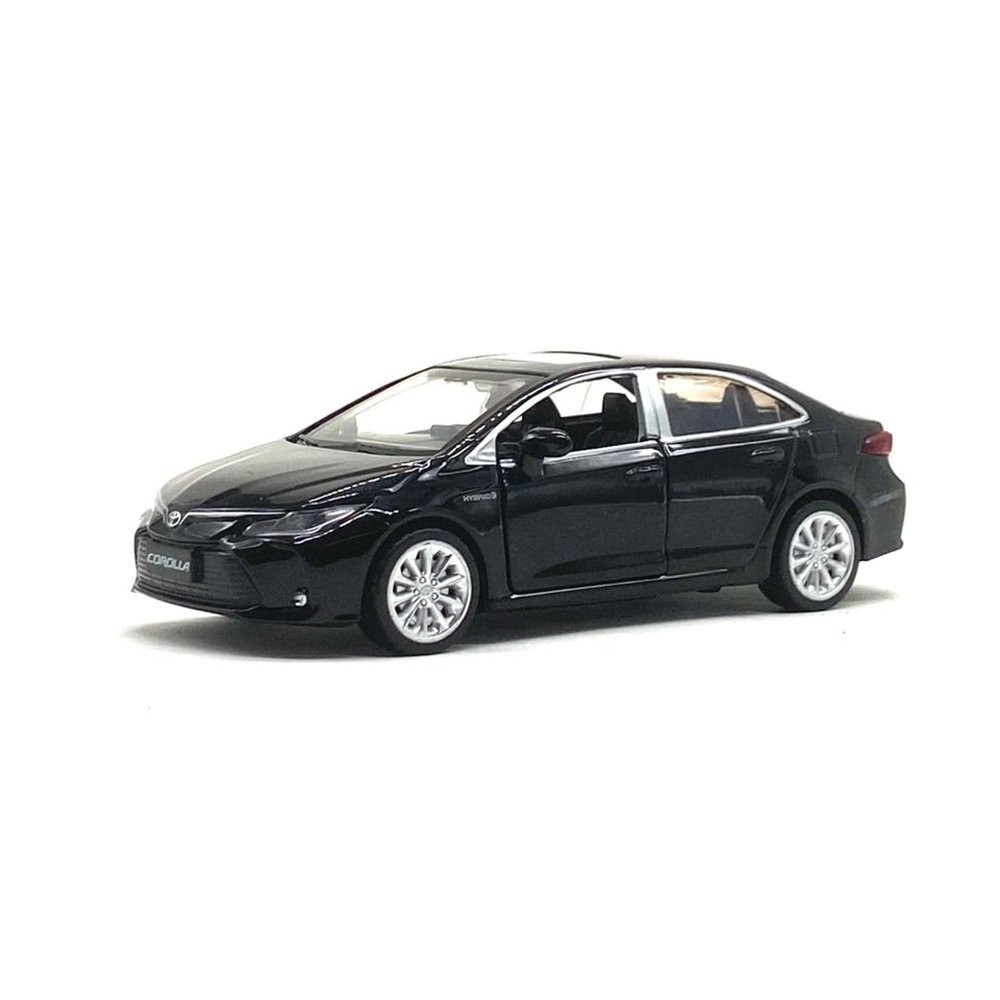 Miniatura Carro Toyota Corolla Hybrid - Preto - C/ Luz e Som - California Action - 1:32 - California Toys