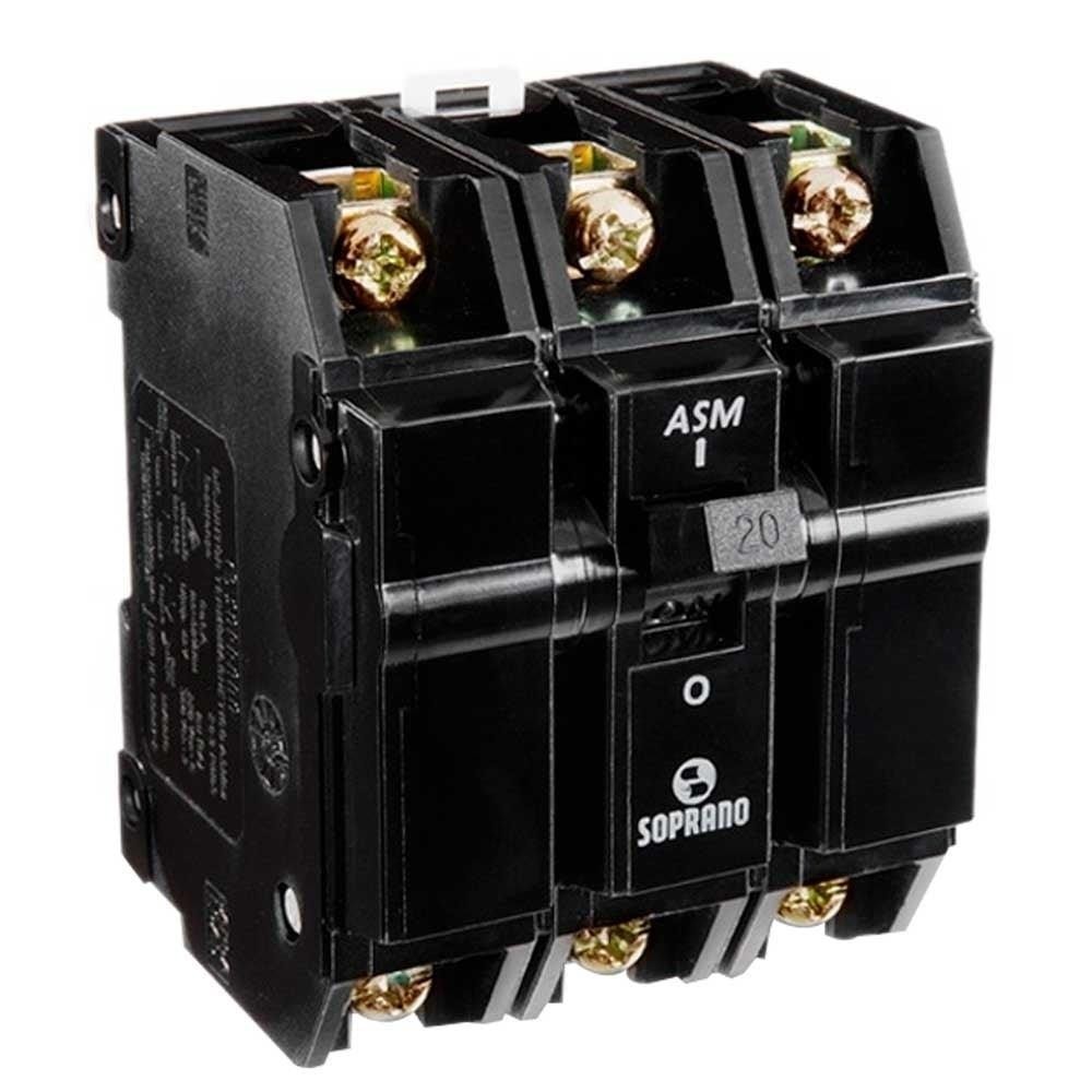 Disjuntor Soprano Nema 3P 100A ASM-B Preto em Oferta na Shopee