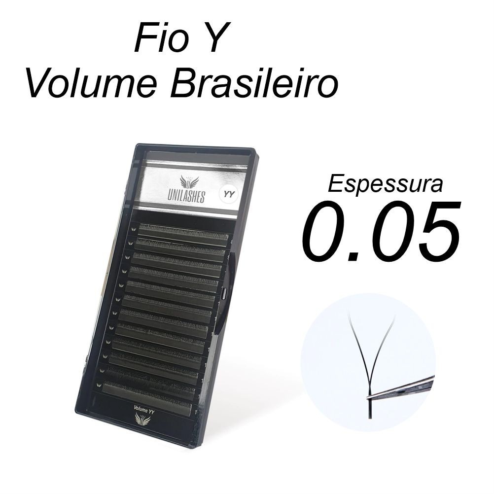 Cílios Y Y Unilashes 0.05 - Volume Brasileiro