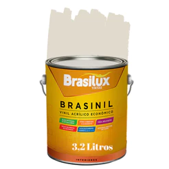 Tinta Algodão Egípcio de Parede Acrílica tons Marrons Brasinil Anti Mofo 3,2l