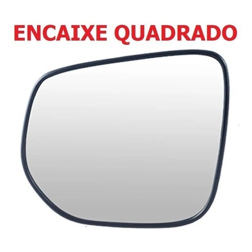 Lente Vidro + Base Para Retrovisor Ampas S10 Trailblazer Esq - LADO ESQUERDO (MOTORISTA)