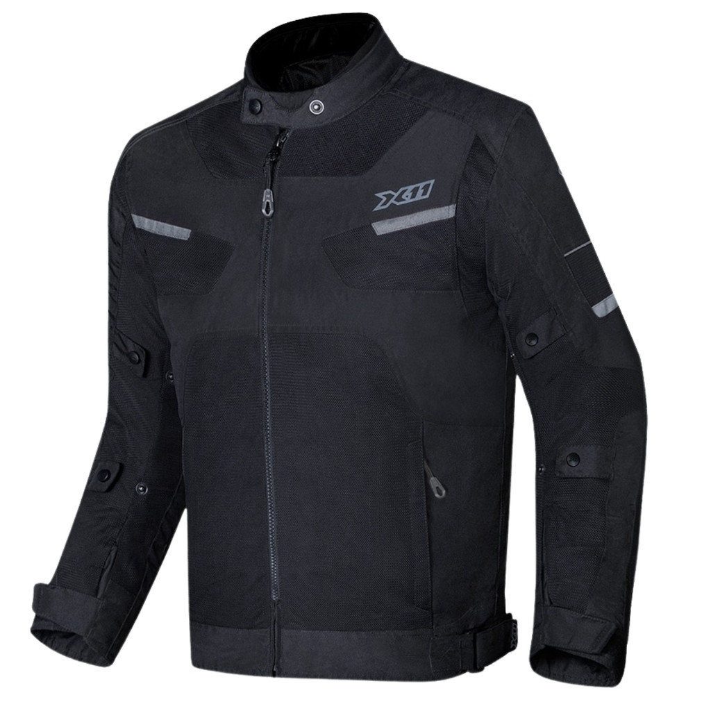 JAQUETA MOTOCIUCLISTA X11 BREEZE 2 MASCULINA PRETO