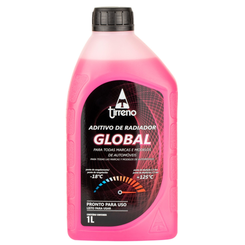 ADITIVO RADIADOR PRONTO USO GLOBAL ROSA 1L TIRRENO 93344704