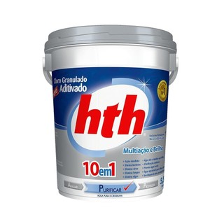 Cloro Aditivado Mineral Brilliance 10 em 1 hth - 5,50Kg em Oferta na Shopee