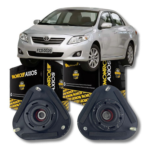Par Coxim Amortecedor Dianteiro - Toyota Corolla 2009 A 2012 2013 2014 2015 2016 2017 2018 2019 em Oferta na Shopee