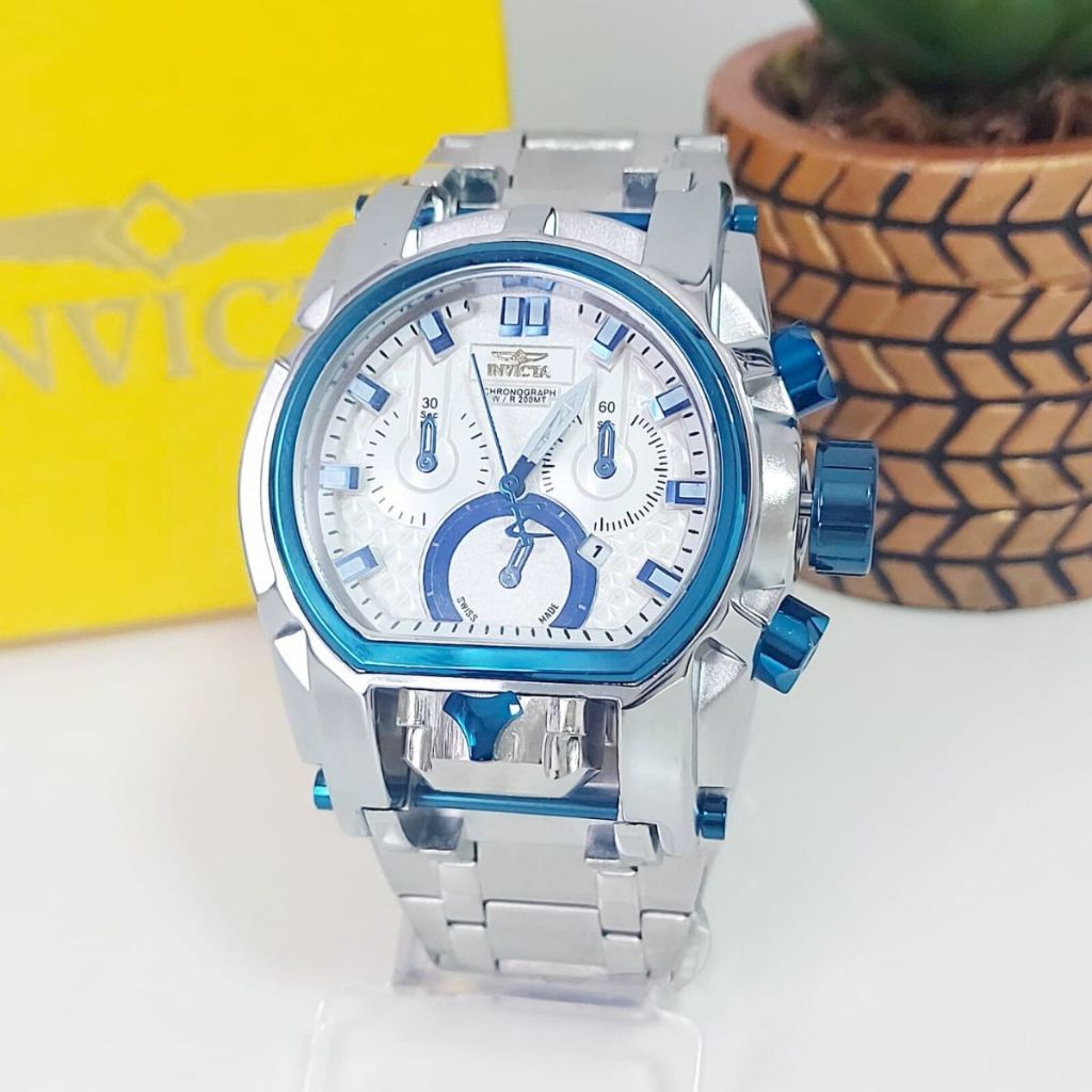 Relógio Masculino Luxo Invicta Bolt Zeus Magnum Presente Homem Com Caixa Dourado Novo Promoção