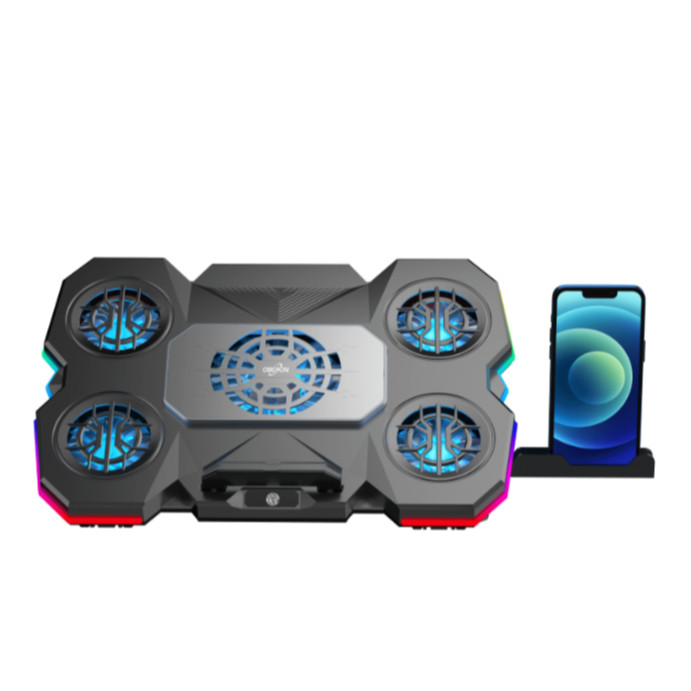 Suporte Notebook  Celular Gamer OR-SP255 RGB Cooler USB 2.0 5 Posições em Oferta na Shopee